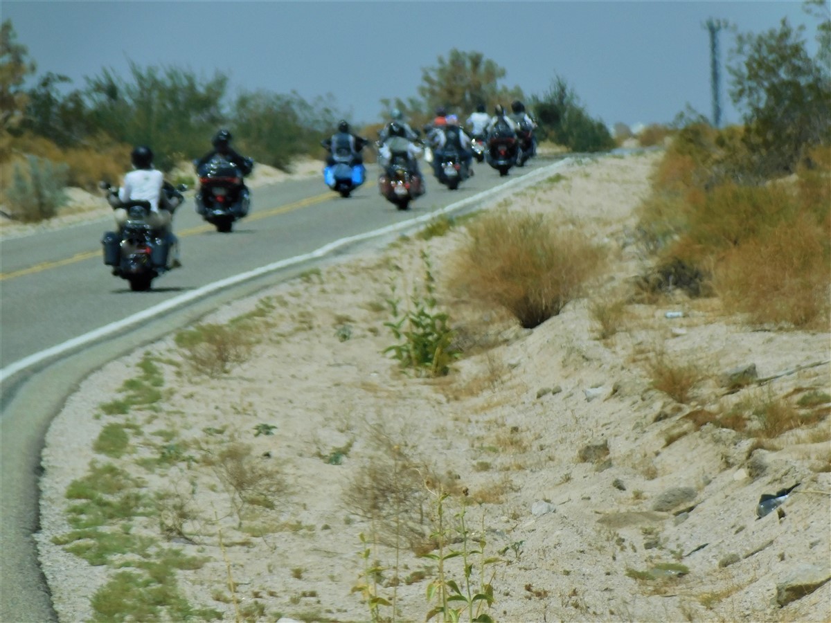 un road trip à moto