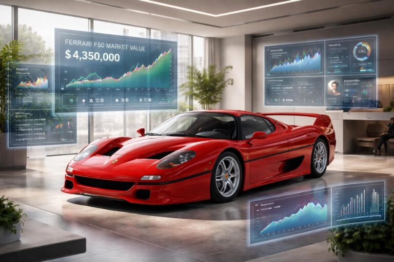 découvrez une analyse détaillée du prix actuel de la ferrari f50 sur le marché, incluant les tendances, facteurs influençant la valeur et conseils pour les acheteurs passionnés.