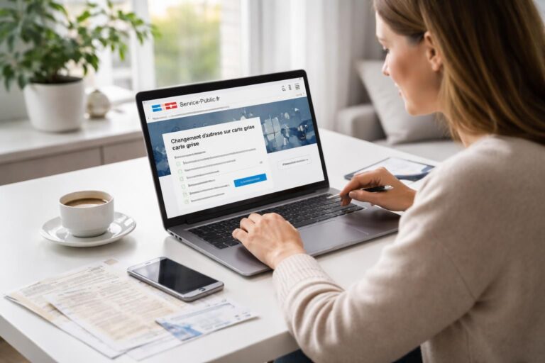 effectuez facilement le changement d'adresse de votre carte grise en ligne grâce à une procédure simplifiée et rapide, sans déplacement en préfecture.